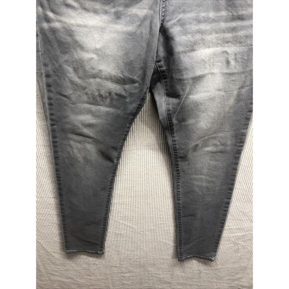 Kut From The Kloth MIA Toothpick Skinny Jeans Size 12 Gray Distressed - Picture 2 of 16